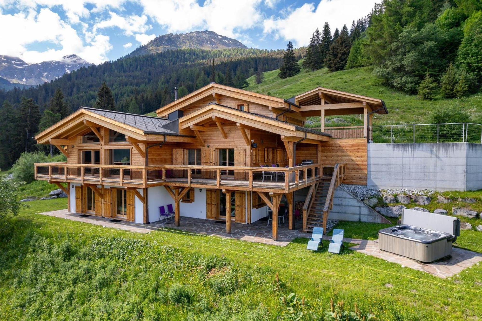 לה צומאז Chalet Flocon De Neige - Jacuzzi - Sauna מראה חיצוני תמונה