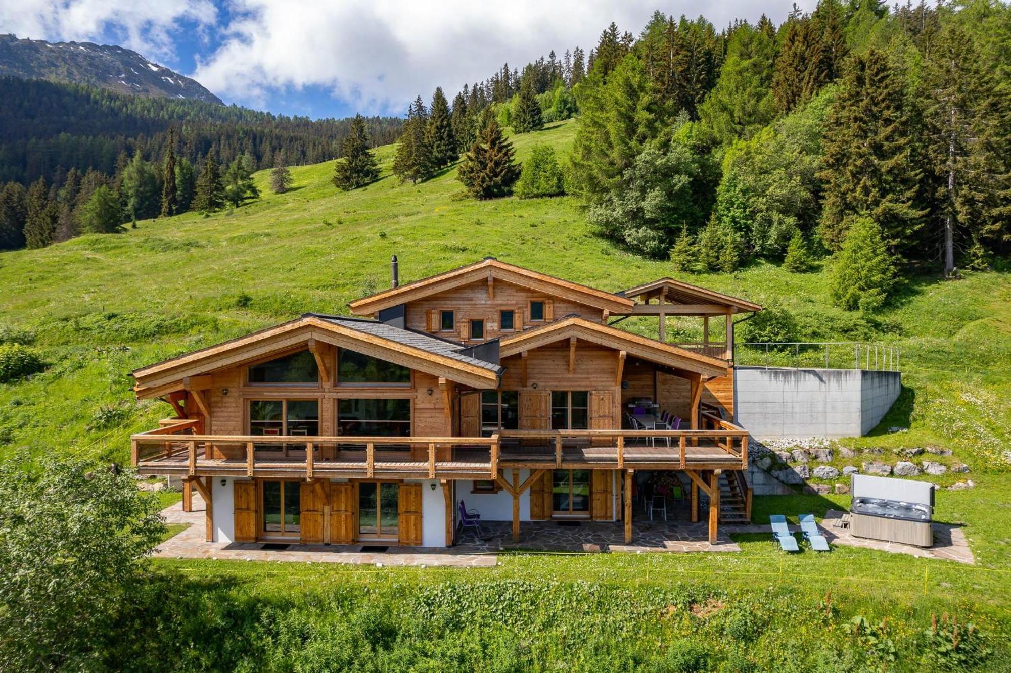 לה צומאז Chalet Flocon De Neige - Jacuzzi - Sauna מראה חיצוני תמונה